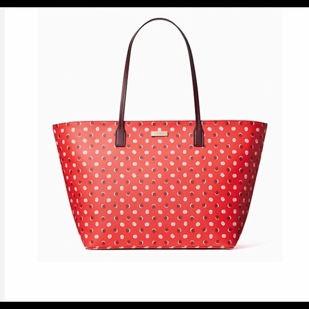 Kate SPADE‎ STREET FIESTA MARGARETA MINI DOT SHOULDER BAG WITH CLUTCH